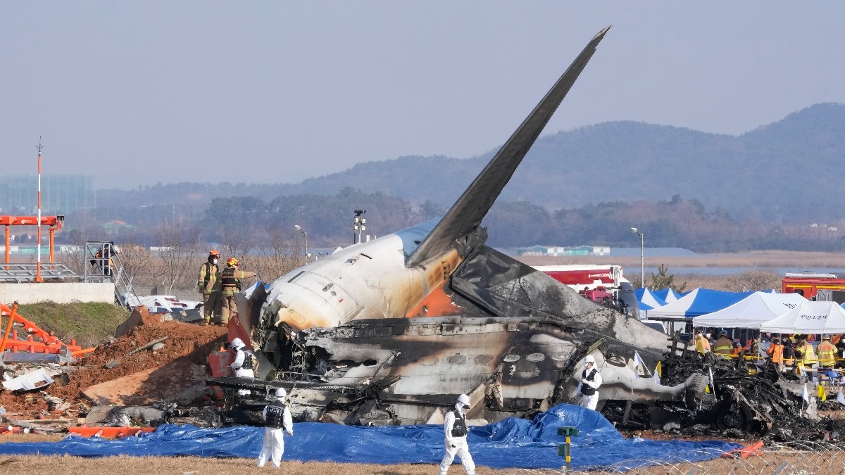 South korean plane crashes